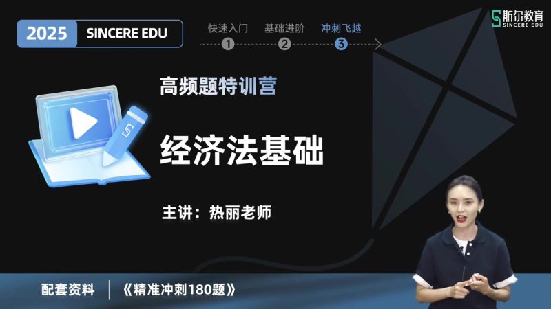 2025年/初级会计师/经济法/斯尔教育/高频题特训营/玛热丽-财务范儿