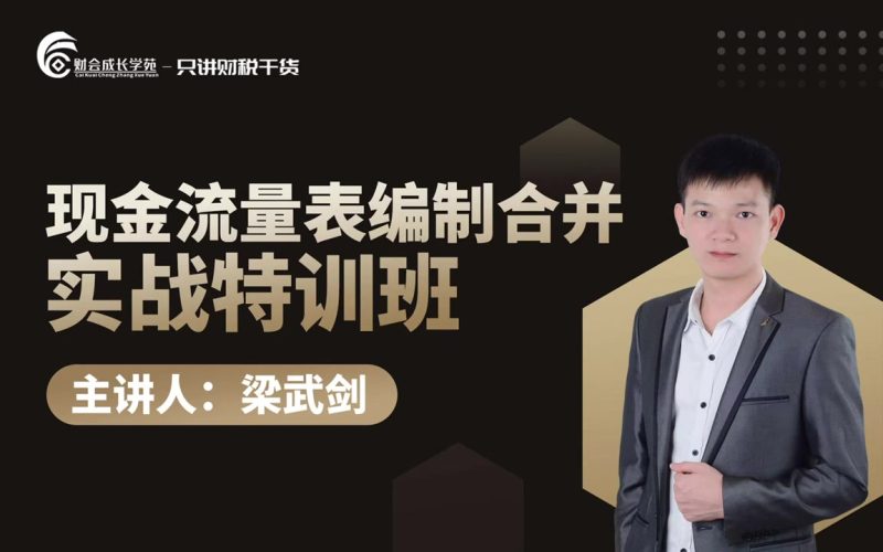 2022年/《合并报表编制实战特训营》/财会成长学苑/梁武剑-财务范儿
